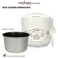 Gambar Advance A12 Rice Cooker Mini 1.2Liter Penanak Nasi Serbaguna 3in 1 Magic Com Garansi 1 Tahun dari Distributor Accessories undefined 2 Tokopedia