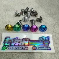 Gambar Baut Titanium Big M8*10mm atau Panjang 1cm Untuk Adaptor Disc Winner dari EvanBolt88 undefined 1 Tokopedia