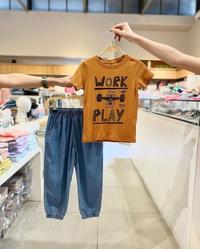 Gambar Celana Panjang Softball Denim - Macadamia Little Glamz dari Macadamia Little Glamz undefined 1 Tokopedia