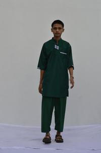 Gambar Stelan Baju Kurta dan Celana Komprang Remaja - Putih, M dari Udara Bebas undefined 5 Tokopedia