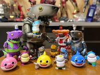 Gambar Momoco Studio Mecha Shark 200 % Sofubi Soft Vinyl Designer Toys dari YOC Hot Toys undefined 1 Tokopedia