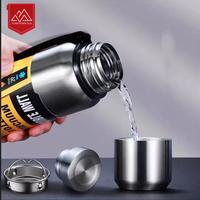 Gambar BOTOL MINUM THERMOS TRAVEL MUG TUMBLER TERMOS STAINLESS STEEL 1000 ML - Hitam dari Toso Mart undefined 3 Tokopedia