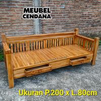 Gambar Kursi Bale Bale Kayu Jati Costume Request / Kursi Bale Bale Resban dari Meubel Cendana undefined 2 Tokopedia