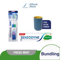 Gambar Sensodyne Pasta Gigi Sensitif Fresh Mint 100gr+Extra Soft 2s Free Gift dari Sensodyne Indonesia undefined 1 Tokopedia