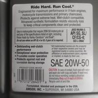 Gambar Oli Harley Amsoil 20w 50 v-twin - Original - Oli Amsoil Synthetic dari Karsten Motor undefined 5 Tokopedia