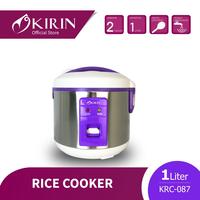 Gambar KIRIN - Rice Cooker I Magic Com 1 Liter 350 Watt 3in1 KRC087 TEFLON - Red dari ELEKTROPEDIA undefined 5 Tokopedia