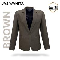 Gambar Jas Wanita Formal / Jas Wanita Kantor / Jas Wanita Dokter/ jas slimfit - Brown, S dari 3R Men's Wear undefined 4 Tokopedia