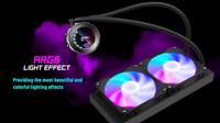 Gambar PRIME PREMIUM GALATEK 240 BLACK - ARGB Liquid Cooler with LCD Display dari atStore Computer undefined 4 Tokopedia