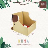 Gambar KUBO Kotak Penyimpanan 35 x 35 x 35 Cm Jungle Series Kuma / Beruang dari KUBO KIDS undefined 2 Tokopedia