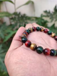 Gambar Gelang Akar Bahar Tali Arus Warna Rasta Dim 10 mm dari Darmawan Aksesoris undefined 3 Tokopedia