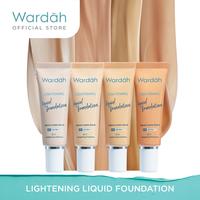 Gambar Wardah Lightening Liquid Foundation SPF 30 PA+++ 6ml & 25ml - Light Beige 6ml dari Kios Branded. undefined 2 Tokopedia