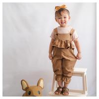 Gambar ARKIDSLAND / LORA OVERALL SET / BAJU ANAK JUMPSUIT ANAK PEREMPUAN - Maroon, L dari arkidsland undefined 5 Tokopedia