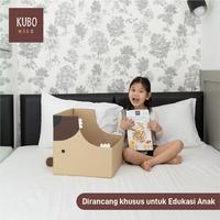 Gambar KUBO Kotak Penyimpanan 35 x 35 x 35 Cm Jungle Series Kuma / Beruang dari KUBO KIDS undefined 3 Tokopedia