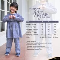 Gambar Najwa Set Kids By Mouza| Setelan Anak Perempuan 1-10Tahun Katun Jepang - Navy, L dari Puby Collection Mouza undefined 1 Tokopedia