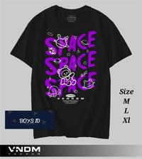 Gambar kaos distro hitam kaos kece kaos laris kaos promo - Hitam, XL dari BOYS ID undefined 2 Tokopedia