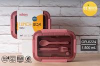 Gambar Orinoco Kotak Makan 3 Sekat OR-0224 Series Red 1500 ML Anti Tumpah dari Kioslunchbox bogor undefined 5 Tokopedia