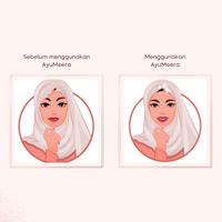 Gambar AyuMeera Tape Hijab Model BASIC - Membuat Hijab Melengkung Paripurna dari AyuMeera undefined 4 Tokopedia