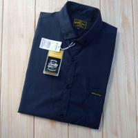 Gambar Kemeja Polos Casual Pria Lengan Pendek M L XL XXL Best Quality - Navy, L dari Rosebrang.id undefined 2 Tokopedia
