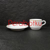 Gambar [KHUSUS GOSEND/GRAB] Cangkir Set 12 Pcs Putih List Emas / Gelas Set dari Perabotku ID undefined 2 Tokopedia