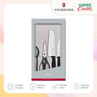 Gambar Victorinox Swiss Classic Kitchen 6.7133.4 G Pisau Set Black (4 Pcs) dari Home Cantik undefined 1 Tokopedia