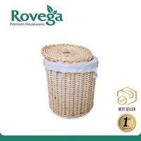 Gambar Rovega Keranjang Baju Rotan dengan Lapisan Kain/Laundry Basket RRB390 dari Rovega Premium Houseware undefined 3 Tokopedia