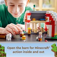 Gambar LEGO Minecraft The Red Barn 21187 Building Farm Toy Set for Kids dari Jabrick Rumah LEGO undefined 4 Tokopedia