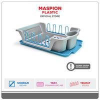 Gambar Maspion Plastik Rak Pengering Piring - Steady Dish Drainer dari Maspion Official Store undefined 1 Tokopedia