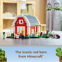 Gambar LEGO Minecraft The Red Barn 21187 Building Farm Toy Set for Kids dari Jabrick Rumah LEGO undefined 5 Tokopedia