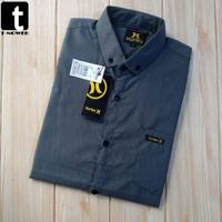Gambar Kemeja Polos Casual Pria Lengan Pendek M L XL XXL Best Quality - Navy, L dari Rosebrang.id undefined 4 Tokopedia