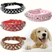 Gambar kalung anjing tali kucing hewan kalung pitbull dog collar spike - Pink dari SAB@R STORE undefined 1 Tokopedia