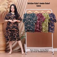 Gambar Setelan Piyama Busui / Baju Tidur Wanita / Setelan Kulot Batik Karimun - K-J Lisna dari Sofiaa Boutique undefined 1 Tokopedia