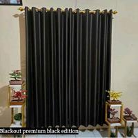 Gambar Gorden blackout spesial warna hitam - Hitam, 100 x 280 dari Berkah Gorden Store undefined 1 Tokopedia