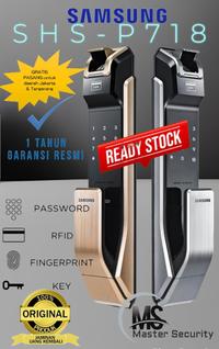 Gambar Samsung P 718 Door Lock Digital Push Pull with Fingerprint dari Master Security undefined 1 Tokopedia
