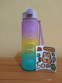 Gambar Botol Minum Viral 1Liter Motif BOTTLE - Biru dari Central19 undefined 3 Tokopedia