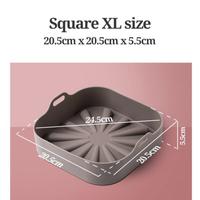 Gambar Balsang Air Fryer Silicone Pot Square XL / Kotak XL dari Wijaya Homewares undefined 2 Tokopedia