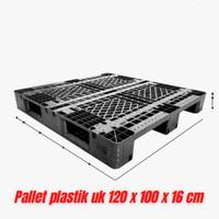 Gambar Pallet Plastik Baru (NEW) uk 120 x 100 x 16 cm HITAM static,dinamic,dl dari Anugrah Plastik_NEW undefined 1 Tokopedia