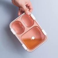 Gambar YH KOTAK BEKAL MAKAN 4 SEKAT ANTI TUMPAH TEMPAT MAKAN DAN SUP SET - 3 Sekat Pink dari Yourhomeneeds8 undefined 5 Tokopedia