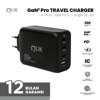 Gambar Qlik 200W GaN2 Pro Travel Charger 4 Port Type C PD 3.1 & QC 3.0 dari Qlik - Daily Indo Technology undefined 1 Tokopedia