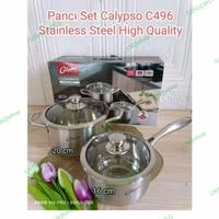 Gambar Panci Set Stainless Steel Cookware Set high Quality 3pc Tebal - Isi 3pcs dari LN@shop99 undefined 5 Tokopedia
