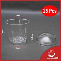 Gambar [25 Pcs] Jelly Cup Gelas Puding Agar-agar CH 20 Lid 170 ml Food Grade - CH 20 + Lid dari BarangUnik88 undefined 2 Tokopedia