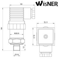 Gambar Pressure Transmitter 0-16Bar 16 Bar 1.6MPa Output 4-20mA 24Vdc 2 wire dari Automa-88 undefined 3 Tokopedia