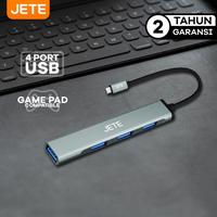Gambar USB Hub Type C 4in1 JETE X3 Conveter - Konverter USB Hub dari SUKA DISKON 99 undefined 2 Tokopedia
