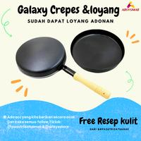 Gambar Crepe Maker Galaxy - Wajan Kwalik - Kulit Risol Lumpia Wajan Kebalik dari ALLSYSMALL undefined 1 Tokopedia