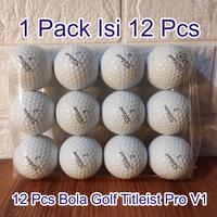 Gambar Bola golf Titleist Pro v1 1 lusin dari Maple Golf undefined 1 Tokopedia