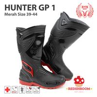 Gambar Sepatu Boots Tinggi HUNTER GP 1 BLACK/RED - 44 dari FJS Storindo undefined 1 Tokopedia