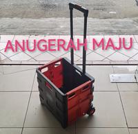 Gambar Troli / Troly / Trolley lipat Keranjang Belanja Multifungsi dari Anugerah Maju Cengkareng undefined 2 Tokopedia