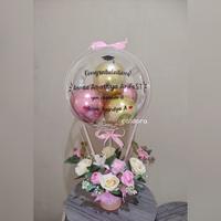 Gambar Buket Bucket FULL Bunga Balon Small Caldora.id BL15 dari caldora undefined 4 Tokopedia