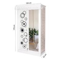 Gambar Lemari Pakaian Aluminium 2 Pintu Sliding - 6 dari sparkling furniture undefined 4 Tokopedia