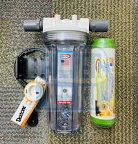 Gambar Paket Filter Air 10" 1 Tahap Housing + Resin Untuk Menyaring Kapur - Biru, 3/4 dari Filterairku Jakarta undefined 1 Tokopedia