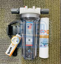 Gambar Paket Filter Air 10" 1 Tahap Housing + Sedimen Untuk Air Keruh / Kotor - Clear-Eugen, Drat 3/4 dari Filterairku Jakarta undefined 1 Tokopedia
